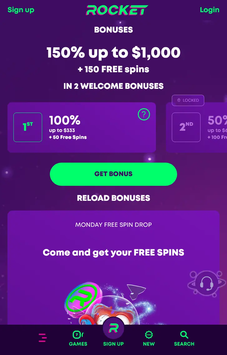 rocket casino promotions